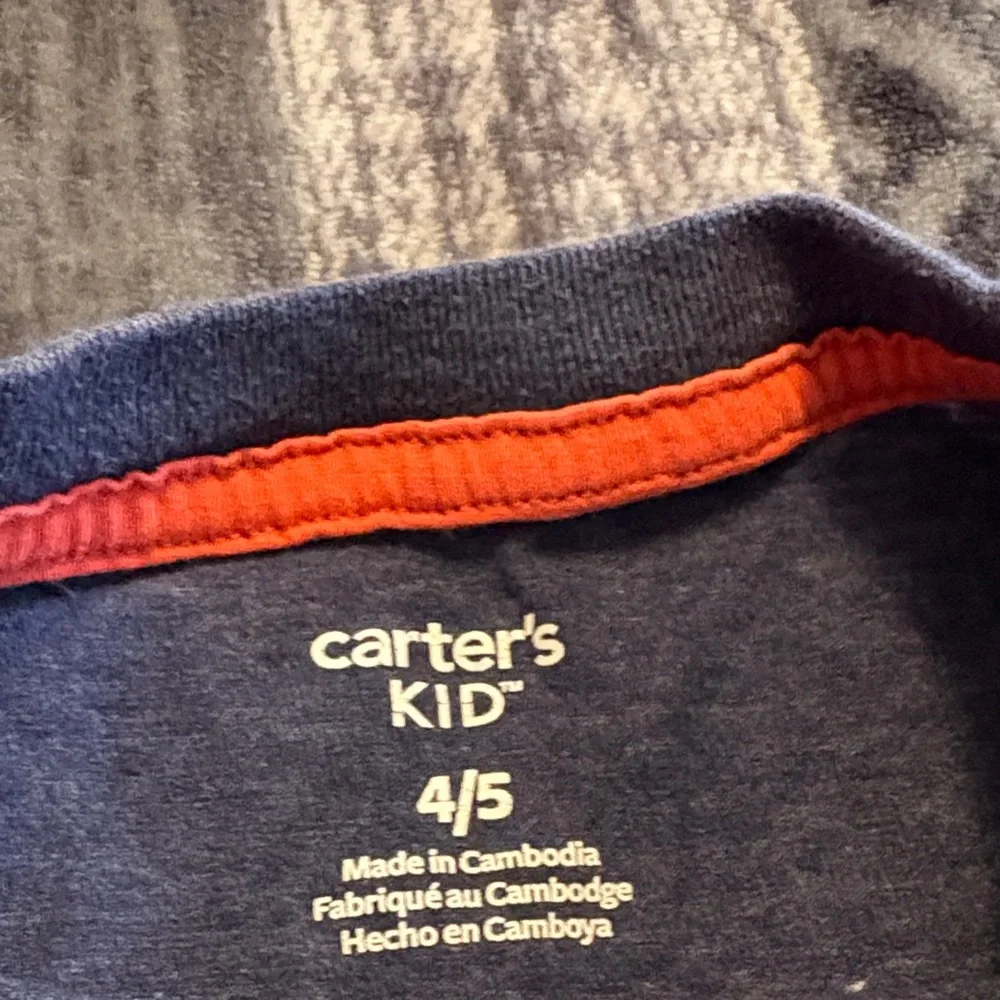 Carter's Navy 'Home Slice' Pizza Tee